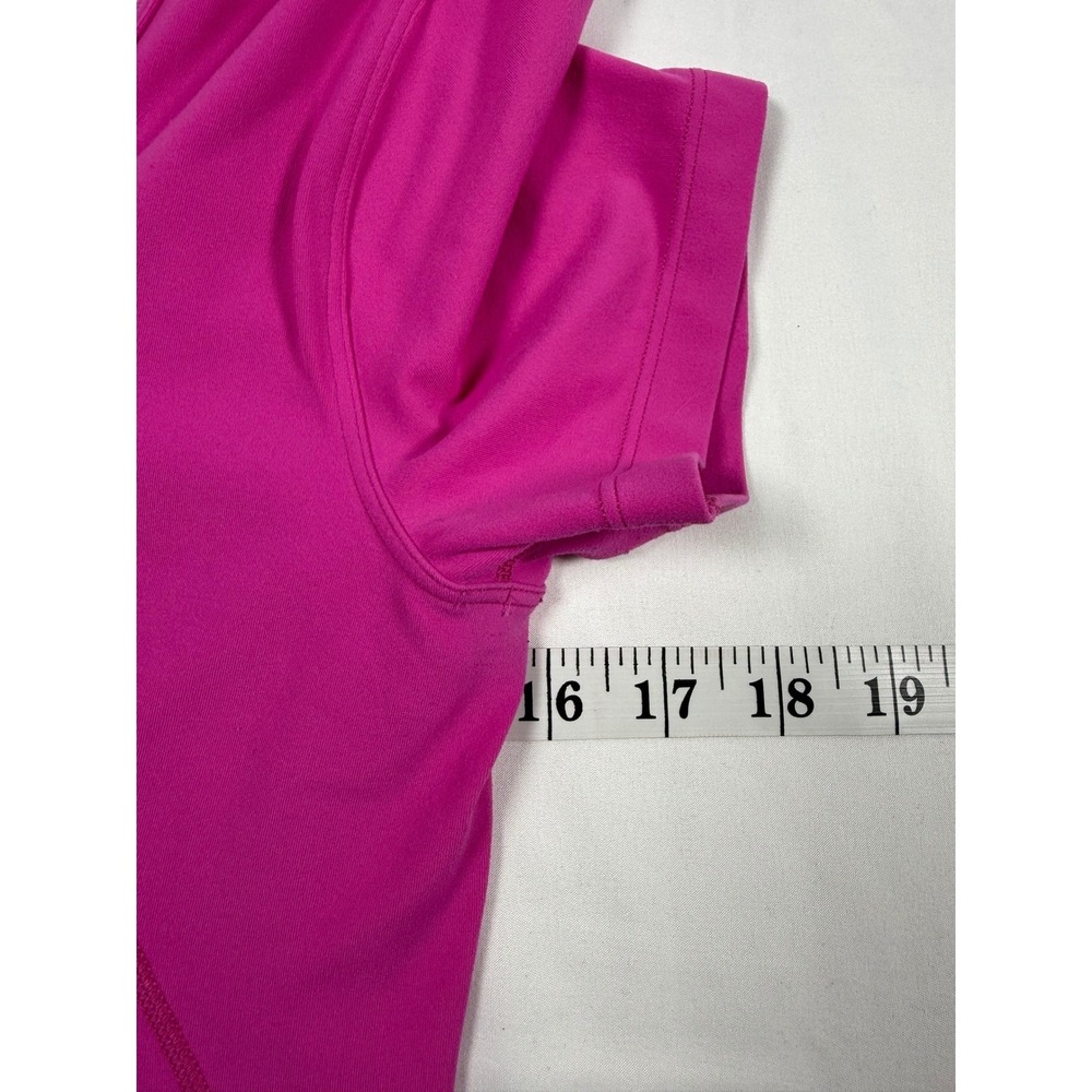 Lululemon Align T-Shirt Magenta Pink Scoop Neck Short Sleeve Yoga Top Size 4 - Picture 5 of 6